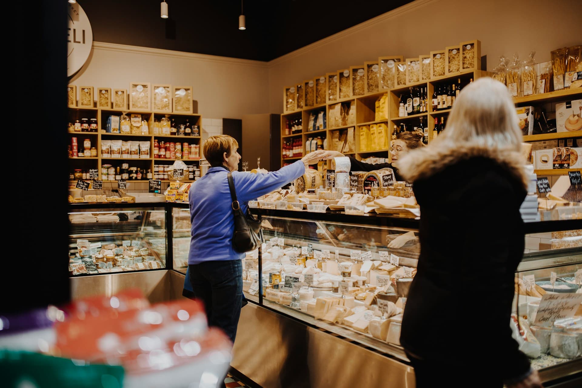 Display table with featured specialty items